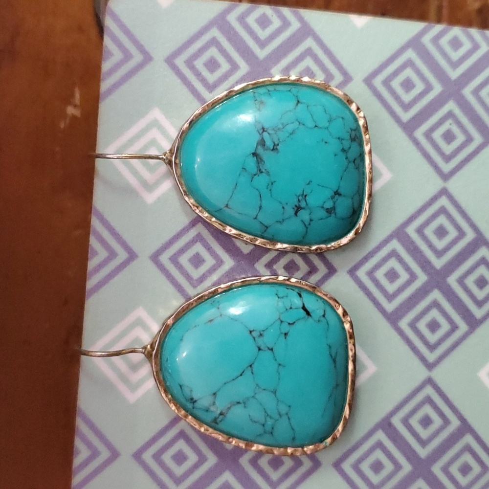 Faux Turquoise earrings DY
